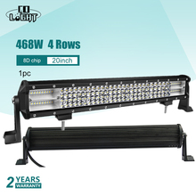 CO LIGHT Led Bar Offroad 20'' Additional Lights 468W Auto Light 8D Combo Car Led Straight for 4X4 Lada 2114 Uaz ATV SUV Tractor 2024 - buy cheap