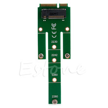 Mini ngff m.2 b chave ssd, cartão adaptador satabted para pcie msata 2230 2242 2260/80 2024 - compre barato