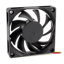 70x70mm 12V 3-Pin PC Computer Case CPU DC Brushless Cooler Fan Black 2024 - buy cheap