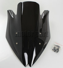 Motocicleta ABS plásticos preta do pára-brisas pára-brisas defletor para 2007 - 2009 Z1000 Kawasaki Z 1000 2008 07 08 09 frete grátis 2024 - compre barato