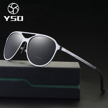 YSO Sunglasses Men Polarized UV400 Aluminium Magnesium Frame TAC Lens Sun Glasses Driving Glasses Pilot Accessories For Men 8597 2024 - buy cheap