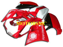 Motorcycle Fairing Kit for DUCATI 748 916 03 04 05 Ducati 996 998 2003 2004 2005 ABS Hot Red white Fairings set+gifts DB28 2024 - buy cheap