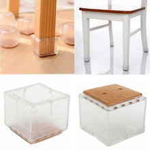 4pcs Large Square for 49-55mm Table Furniture Chair Leg Tip Pad Foot Protector Base Cap Cover Antiskid Floor Protection NO.17 2024 - buy cheap