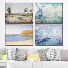 Home Decoration Art Wall Pictures Fro Living Room Poster Print Canvas Paintings French Paul Signac Landscape 6 2024 - buy cheap