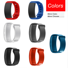 Behua pulseira de silicone esportiva, pulseira para relógio samsung gear fit 2 pro, faixa de substituição para samsung gear fit2 2024 - compre barato