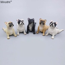 Mnotht 1/6 French Bulldog Face Upward Lying Posture Simulation Dog Model Resin Scene Accessory Toy for Action Figure Collection 2024 - buy cheap