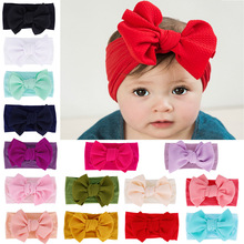 1Pc Cute New Bowknot Baby Headband Toddler Infant Baby Hair Accessories Hairband Headwear Baby Girl Headbands Bandeau Bebe Fille 2024 - buy cheap