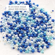 DIY 500-600pcs Mix Fish bowl Beads Slime Supplies Glitter Pearls Slime Filler Fluffy Decoration Color Gradient Slime Accessories 2024 - buy cheap