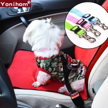 Car Pet Dog Seat Belt Adjustable Puppy Car Seatbelt Harness Lead Clip Pet Dog Supplies Safety Nylon Pets Puppy Seat Lead Leash 2024 - buy cheap