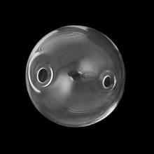 DoreenBeads стеклянные бусины россыпью покрывают круглые прозрачные полые около 25,0 мм (1 дюйм) диаметром, отверстие: около 2,2 мм, 5 шт. 2024 - купить недорого