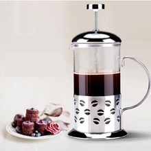 free shipping Pressure pot method coffee pot household stainless steel tea maker glass french press coffee pot 2024 - buy cheap