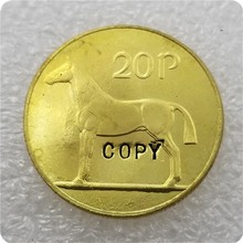 1985 irlanda 20 pence, 20 p cavalo moeda cópia moedas comemorativas-réplica moedas medalha moedas colecionáveis 2024 - compre barato