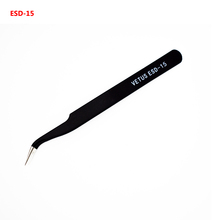 VETUS-Pinzas de ESD-15, herramienta de mano de precisión antiestática, resistente a la corrosión, 1 ud. 2024 - compra barato