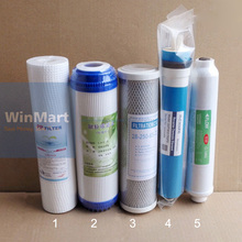 1PC Wholesales New Water Purifier 5 Stage Filter Cartridge 75 gpd RO Membrane Reverse Osmosis System Water Filters For Household 2024 - buy cheap