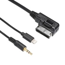 New 3.5mm AUX interface Adapter with line Fit For Audi   MDI AMI MMI iPad iPhone 5 6S 2024 - buy cheap