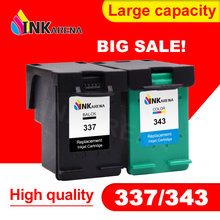 INKARENA 343 337 Refilled Ink Cartridge Replacement for HP 343 337 Deskjet 6940 D4160 Photosmart 2575 8050 C4180 D5160 Printer 2024 - buy cheap