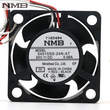 Original For NMB 04015SS-24N-AT-00 40*40*15mm DC24V 7.4 CFM 3-Wire industrial cooling fan 2024 - купить недорого