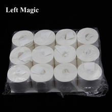 Mouth Coil Paper (White) 12 Pcs/Pack 19 Meters Top-Quality Vomit Paper Magic Tricks Close Up Street Magician Magia Accessories 2024 - buy cheap