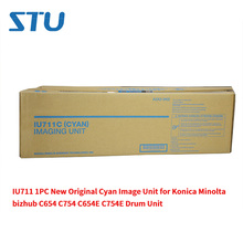 Iu711 1pc novo original unidade de imagem cyan completa para konica minolta bizhub c654 c754 c654e c754e unidade de tambor 2024 - compre barato