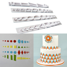 3D DIY Silicone Geometry Fondant Cake Mold Baking Silicone Bakeware Mould 2024 - buy cheap