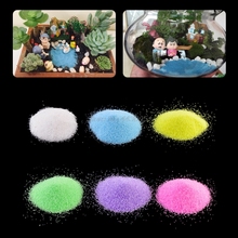 1 Bag Colorful Quartz Sand Miniature Tank Aquarium Bonsai Pot Fairy Garden Decor Dropshipping 2024 - buy cheap