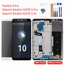 Test For Xiaomi Redmi Note 5 Pro LCD Display + Frame 10 Touch Screen For Redmi Note5 Pro LCD Digitizer Replacement Repair Parts 2024 - buy cheap