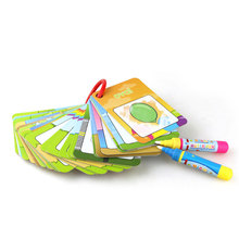 Juego de cartas de aprendizaje de dibujo al agua para niños, set de 26 unids/set con 2 bolígrafos mágicos, tarjetas de letras de pintura, juguetes educativos de aprendizaje temprano para niños 2024 - compra barato