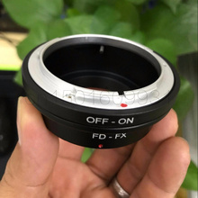 Anel adaptador de lente fd de liga de alumínio para canon, fujifilm fx x mount x e flash 2024 - compre barato