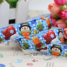 DHK 7/8'' 5yards christmas printed grosgrain ribbon hair bow diy party decoration OEM Wholesale 22mm C734 2024 - buy cheap