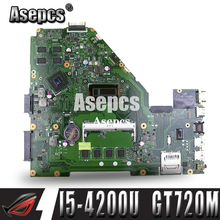 Asepcs X550LC Laptop motherboard For Asus X550LC X550LD A550L Y581L W518L X550LN Test original mainboard 4GB-RAM I5-4200U GT720M 2024 - buy cheap