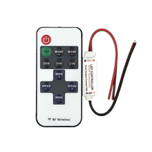 Mini controlador inalámbrico RF, controlador regulador Led para luz de un solo Color, SMD5050/3528/5730/5630/3014/2835, 1 unidad 2024 - compra barato