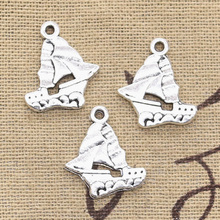 20pcs Charms double sided ship boat 20x18mm Tibetan Silver Pendant Findings Accessories DIY Vintage Choker Necklace 2024 - buy cheap