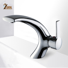 ZGRK New Design Bath Basin Faucet Brass Chrome Faucet Sink Mixer Tap Vanity Hot Cold Water Bathroom Faucets 2024 - buy cheap