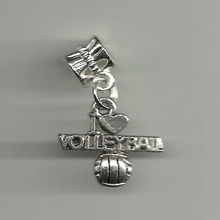 HOT !!! Sports Gift Fashion Jewelry Tibetan silver Charm I LOVE Volleyball Pendant Bracelets&Necklaces Jewelry Accessories q130 2024 - buy cheap