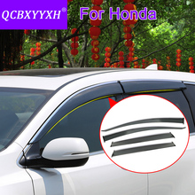 4 шт. автомобильный Стайлинг ПВХ Навесы прикрытия окна козырек от дождя для Honda CRV HRV Vezel Accord Odyssey Civic City Crosstour Fit 2024 - купить недорого