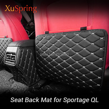 Frente del coche asiento Anti-kick protección Mat cojín 3 unids/set para KIA Sportage QL 2015-2019 2024 - compra barato