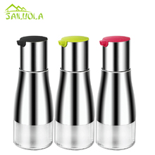 1pc Fashion kitchen supplies stainless steel glass leak-proof oil bottle oil and vinegar bottles Bbq Tools 2024 - buy cheap