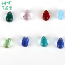 20Pcs/lot Crystal Teardrop Beads Czech Glass Water Drop Beads Charm DIY Earring Necklace Pendant Glass Matte Jewelry Bead 9x6mm 2024 - buy cheap