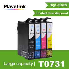 Чернильный картридж Plavetink T0731 для картриджей Epson 73N T0731n Stylus CX3900 CX5900 CX4900 CX5500 CX7300 C79 TX219 TX110 принтер 2024 - купить недорого