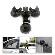 OOTDTY Camera Accessories Triple Suction Cup Mount Low Angle Sucker Holder for Gopro Hero 2 3 3+ 4 Camera Dropshipping 2024 - buy cheap