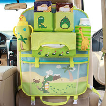 Bolso de bebé impermeable multifuncional de dibujos animados, cesta colgante Universal, bolsa de almacenamiento para asiento de coche, accesorios para cochecito 2024 - compra barato