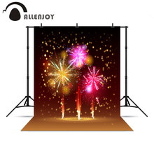 Allenjoy 5*7ft New Year Firework Photography Backdrop Cloth Studio Photo Background Christmas Photography Backgrounds fotografia 2024 - buy cheap