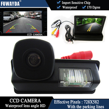FUWAYDA-cámara de visión trasera de CCD a Color para coche, Monitor LCD TFT plegable de 4,3 pulgadas, para Nissan Maxima, Cefiro, Teana, Paladin, Tiida, Sylphy 2024 - compra barato