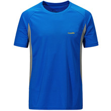 Camiseta deportiva de verano para hombre, camisa de secado rápido para exteriores, pesca, correr, camping, senderismo 2024 - compra barato