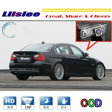 Liislee для BMW 3 M3 E46 E90 E91 E92 E93 1998 ~ 2011 Автомобильная камера заднего вида, камера заднего вида для PAL NTSC RCA разъем 2024 - купить недорого