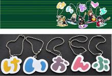 5pcs/lots Wholesale anime K-ON! Bag pendant Charms Japanese kana Animation cosplay accessories Charm 2024 - buy cheap