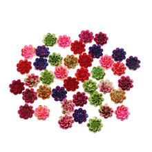 100Pcs Mixed Colorful Resin Flower Decoration Crafts Flatback Cabochon Beads Embellishments For Scrapbooking DIY Accessories 2024 - buy cheap