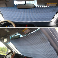 Parasol retráctil para parabrisas delantero de coche, sombrilla con protección UV para ventana trasera de camión y SUV, 46CM/65CM/70CM/80CM 2024 - compra barato