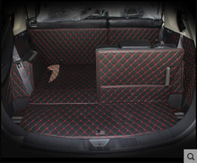 Good mats! Special trunk mats for Mitsubishi Outlander 7seats 2014 durable waterproof carpets for Outlander 2013,Free shipping 2024 - buy cheap