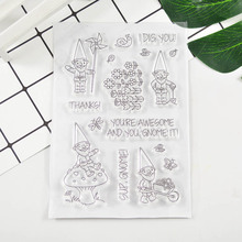 Old man Clear Stamp and metal cutting dies for Scrapbooking Transparent Silicone Rubber DIY Photo Album Decor 2024 - buy cheap